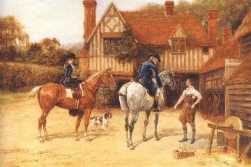 Gdr029 classical hunting Oil Paintings